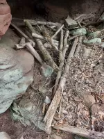 Ligne Maginot - LANDERSBERG OUEST - (Cuve pour arme d'infanterie) - Vestige d'un châlit en bois