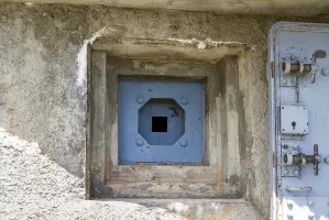 Ligne Maginot - GONDRAN E - (Ouvrage d'infanterie) - Bloc 1
Créneau FM 