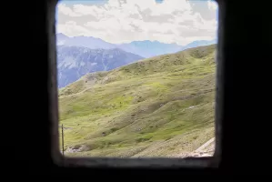 Ligne Maginot - GONDRAN E - (Ouvrage d'infanterie) - Bloc 1
Vue à travers le créneau FM