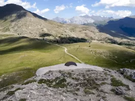 Ligne Maginot - GONDRAN E - (Ouvrage d'infanterie) - Bloc 3
A droite le Chenaillet
