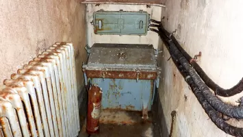 Ligne Maginot - GONDRAN E - (Ouvrage d'infanterie) - Arrivée des cables téléphoniques