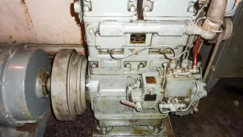 Ligne Maginot - GONDRAN E - (Ouvrage d'infanterie) - L'usine électrique
Groupe électrogène à moteur CLM208