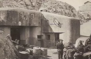 Ligne Maginot - JANUS - (Ouvrage d'artillerie) - L'entrée de l'ouvrage