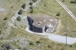 Ligne Maginot - SAINT OURS BAS (SOB) - (Ouvrage d'infanterie) - Ensemble vu de ROCHE la CROIX