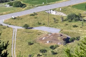 Ligne Maginot - SAINT OURS BAS (SOB) - (Ouvrage d'infanterie) - Ensemble vu de SAINT-OURS HAUT