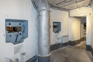 Ligne Maginot - SAINT OURS BAS (SOB) - (Ouvrage d'infanterie) - Deux des créneaux FM de la caponnière
