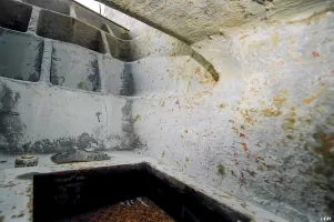 Ligne Maginot - SAINT OURS BAS (SOB) - (Ouvrage d'infanterie) - Créneau pour mortier de 50