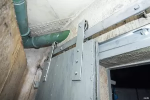 Ligne Maginot - SAINT OURS BAS (SOB) - (Ouvrage d'infanterie) - Porte coupe feu du local de stockage du gas-oil