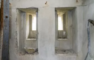 Ligne Maginot - LA LAME (QUARTIER VACHETTE - 91° BCA) - (PC de Quartier) - Entrée droite
Les créneaux de défense