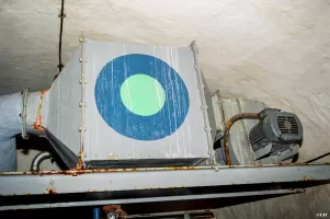 Ligne Maginot - LA LAME (QUARTIER VACHETTE - 91° BCA) - (PC de Quartier) - En dessus du moteur
Le traitement d'air
