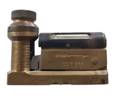 Ligne Maginot - Niveau à bulle de réglage du jumelage - Niveau à bulle pour le réglage du tir de la munition mle 1929 D à balle lourde