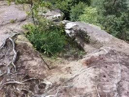 Ligne Maginot - WALDECK - (Observatoire d'artillerie) - L'observatoire au sommet du rocher nord