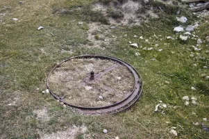 Ligne Maginot - LA LAUZETTE CRêTE (3° BIE / 154° RAP) - (Position d'artillerie préparée) - La 1° plateforme