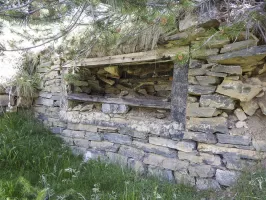 Ligne Maginot - LA LAUZETTE NORD (3° BIE / 154° RAP) - (Position d'artillerie préparée) - Une niche à munitions.