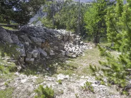 Ligne Maginot - LA LAUZETTE SUD (3° BIE / 154° RAP) - (Position d'artillerie préparée) - Une deuxième plate-forme de tir.