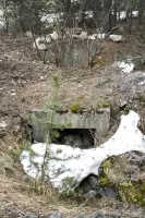 Ligne Maginot - LA PINATELLE 2 - (Cuve pour arme d'infanterie) - Cuve bétonnée pour tourelle démontable STG 35/37