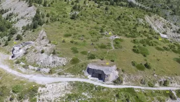 Ligne Maginot - SAINT OURS HAUT (SOH) - (Ouvrage d'artillerie) - Vue d'ensemble de l'ouvrage