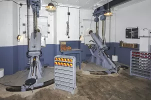 Ligne Maginot - BOIS DU FOUR - A5 - (Ouvrage d'infanterie) - Chambre de tir mortier Est 
