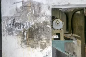 Ligne Maginot - SAINT OURS HAUT (SOH) - (Ouvrage d'artillerie) - Bloc 1
Etage inférieur. 
Ventilateur