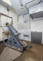 Ligne Maginot - SAINT OURS HAUT (SOH) - (Ouvrage d'artillerie) - Bloc 2
Etage inférieur
Mortier de 81 mm sous casemate