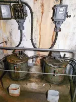 Ligne Maginot - SAINT OURS HAUT (SOH) - (Ouvrage d'artillerie) - Salle de neutralisation de l'ouvrage 
Rhéostats de démarrage des moteurs de ventilation