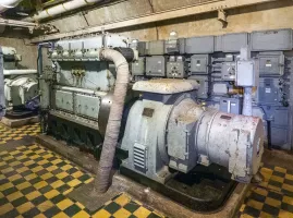 Ligne Maginot - SAINT OURS HAUT (SOH) - (Ouvrage d'artillerie) - Usine électrique
Moteur Renault de 77 CV