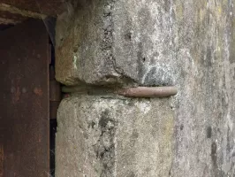 Ligne Maginot - BIESENBERG - OBS AVANCé - (Observatoire d'artillerie) - Entrée de la galerie
Fourreau pour le passage des câbles téléphoniques