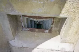 Ligne Maginot - SAINT OURS HAUT (SOH) - (Ouvrage d'artillerie) - Bloc 5
Créneau de mortier de 81 mm