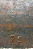 Ligne Maginot - SAINT OURS HAUT (SOH) - (Ouvrage d'artillerie) - Bloc 5
Marquages sur la cloche GFM