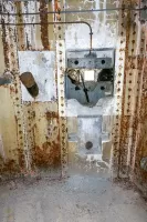 Ligne Maginot - SAINT OURS HAUT (SOH) - (Ouvrage d'artillerie) - Bloc 5
Etage supérieur
Créneau FM couvrant la chambre de tir JM simple