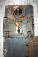 Ligne Maginot - SAINT OURS HAUT (SOH) - (Ouvrage d'artillerie) - Bloc 5
Etage intermédiaire
Créneau pour mortier de 50