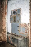 Ligne Maginot - SAINT OURS HAUT (SOH) - (Ouvrage d'artillerie) - Bloc 5
Etage intermédiaire
Créneau pour mortier de 50