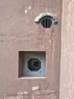 Ligne Maginot - FRESSINEA (FA) - (Ouvrage d'infanterie) - Le créneau FM de défense de l'entrée situé dans le local cuisine