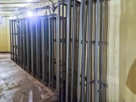 Ligne Maginot - FRESSINEA (FA) - (Ouvrage d'infanterie) - Bloc 3
Rack de stockage pour les munitions de 7,5 mm.