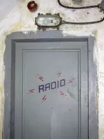 Ligne Maginot - LES AITTES - (Ouvrage d'infanterie) - Le local TSF après l'entrée

