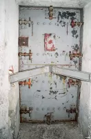 Ligne Maginot - LES AITTES - (Ouvrage d'infanterie) - Bloc 1
Renforcement de la porte d'entrée