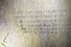 Ligne Maginot - LES AITTES - (Ouvrage d'infanterie) - Graffiti