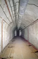Ligne Maginot - LES AITTES - (Ouvrage d'infanterie) - Les deux chambres de troupe ne sont que des galeries élargies avec des lits de chaque coté