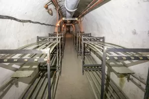 Ligne Maginot - LES AITTES - (Ouvrage d'infanterie) - La première chambrée dans la galerie principale