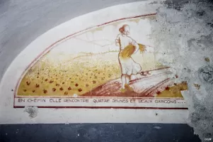 Ligne Maginot - RANDOUILLET (72° BAF ET LE 154°RAP) - (PC de Sous-Secteur) - Les fresques dans le fort