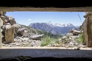 Ligne Maginot - OMBILIC SUD SUPéRIEUR - (Blockhaus pour arme infanterie) - Le magnifique plan feu. Tir sur la piste venant de la Patte d'oie