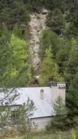 Ligne Maginot - TéLéPHéRIQUE DES GONDRANS (STATION BASSE) - (Téléphérique ( Recette)) - L'accès est désormais interdit, des éboulements rocheux importants commencent à endommager le bâtiment