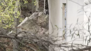 Ligne Maginot - TéLéPHéRIQUE DES GONDRANS (STATION BASSE) - (Téléphérique ( Recette)) - L'accès est désormais interdit, des éboulements rocheux importants commencent à endommager le bâtiment.
Octobre 2020
