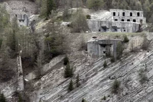Ligne Maginot - ROCHE LA CROIX (RLC) - (Ouvrage d'artillerie) -  Vue d'ensemble 