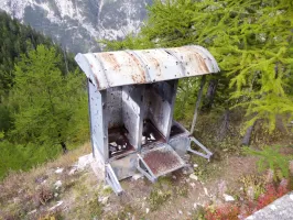 Ligne Maginot - ROCHE LA CROIX (RLC) - (Ouvrage d'artillerie) - L'édicule Goux
Les WC extérieurs