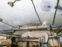 Ligne Maginot - ROCHE LA CROIX (RLC) - (Ouvrage d'artillerie) - Usine électrique
Pont roulant pour l'entretien des moteurs
