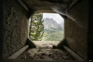 Ligne Maginot - ROCHE LA CROIX (RLC) - (Ouvrage d'artillerie) - Bloc 6
Vue vers Saint Ours Haut
