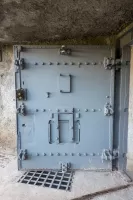 Ligne Maginot - ROCHE LA CROIX (RLC) - (Ouvrage d'artillerie) - Bloc 1
Porte blindée de l'entrée