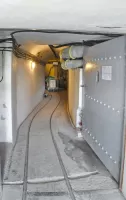 Ligne Maginot - ROCHE LA CROIX (RLC) - (Ouvrage d'artillerie) - Bloc 1
Couloir et la voie de 60