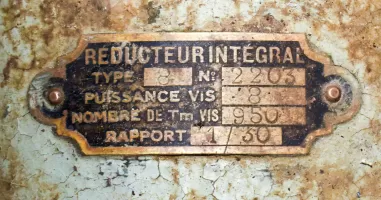 Ligne Maginot - ROCHE LA CROIX (RLC) - (Ouvrage d'artillerie) - Bloc 1
Plaque de constructeur